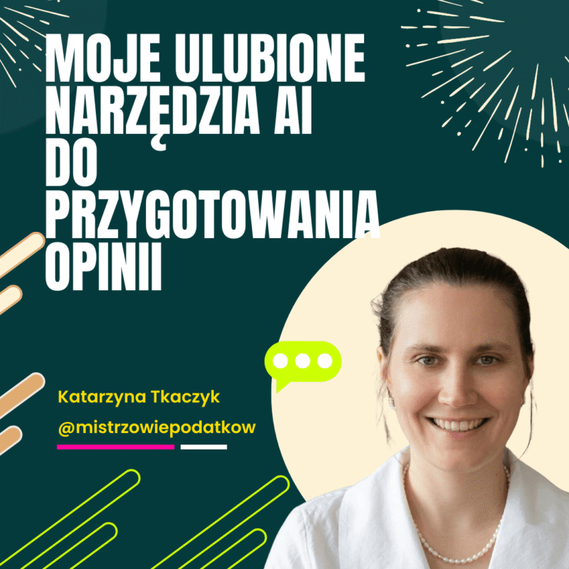 narzędzia AI do sporządzania opinii podatkowych